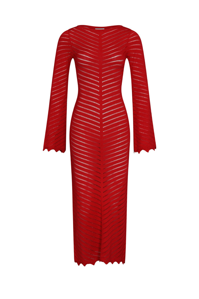 MARGARET DRESS CHERRY