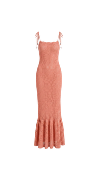 PALMI DRESS CORAL