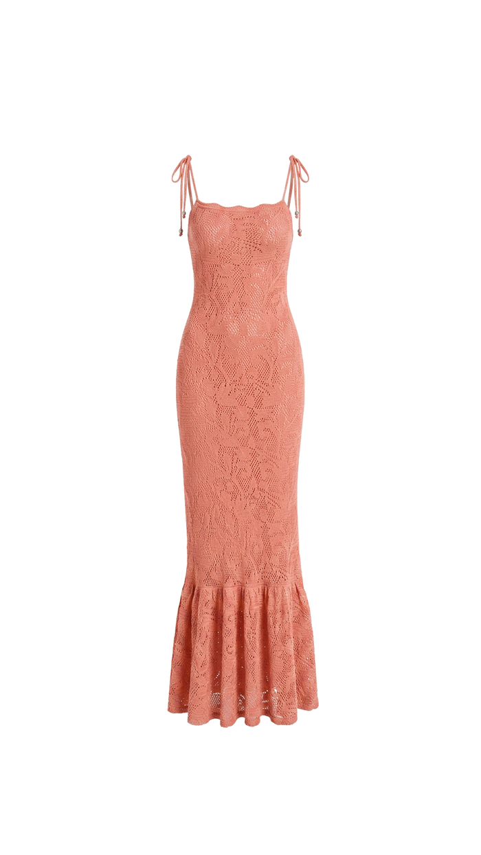 PALMI DRESS CORAL