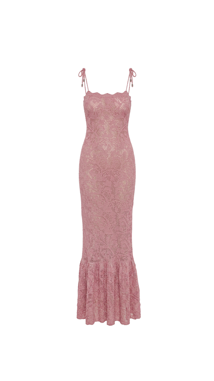 PALMI DRESS LOBSTER PINK