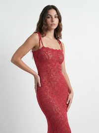 PALMI DRESS CHERRY TOMATO