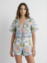 TOSSA BLOUSE MULTICOLOR