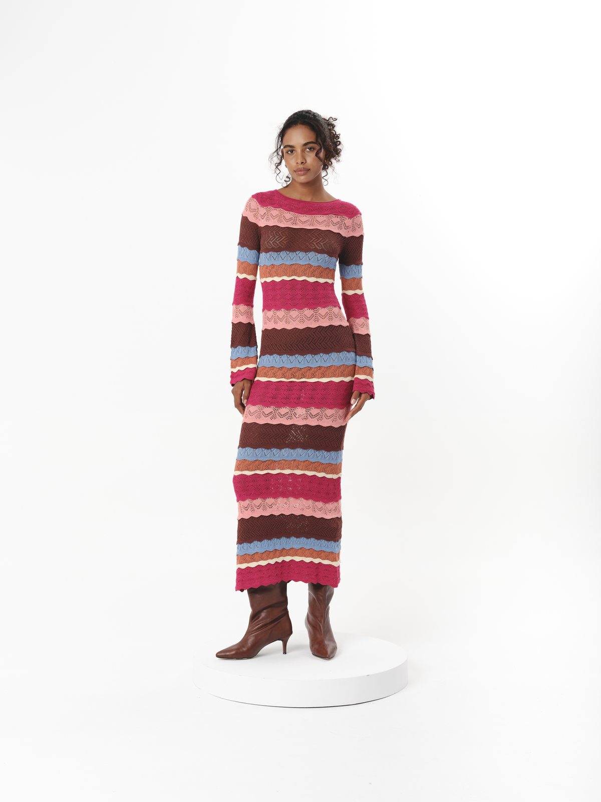 ALLEN DRESS RASPBERRY