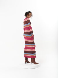 ALLEN DRESS RASPBERRY
