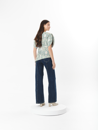 AURELIA TOP MARBLE MUSE SEAGRASS