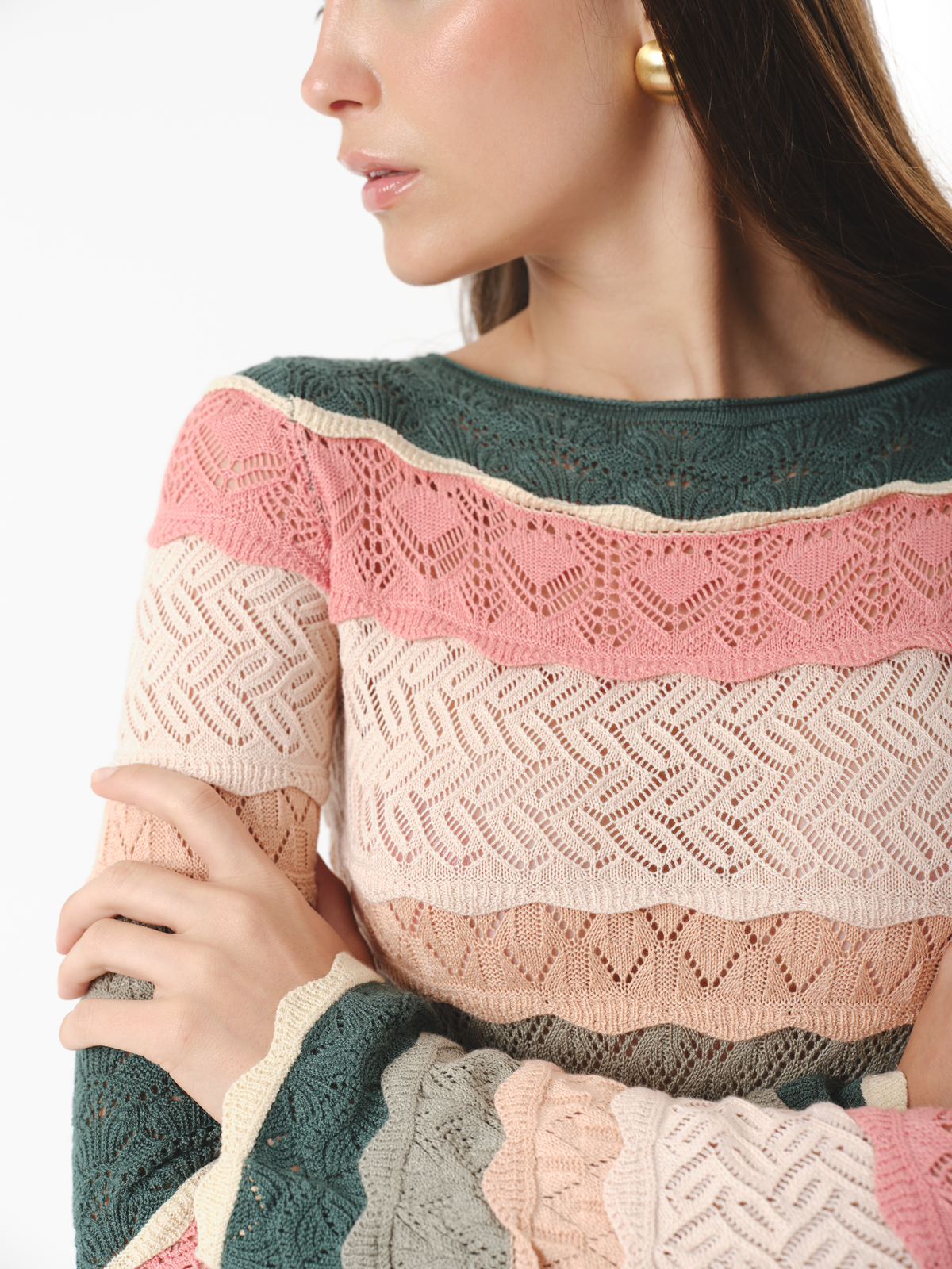 ALLEN DRESS SILVER PEONY