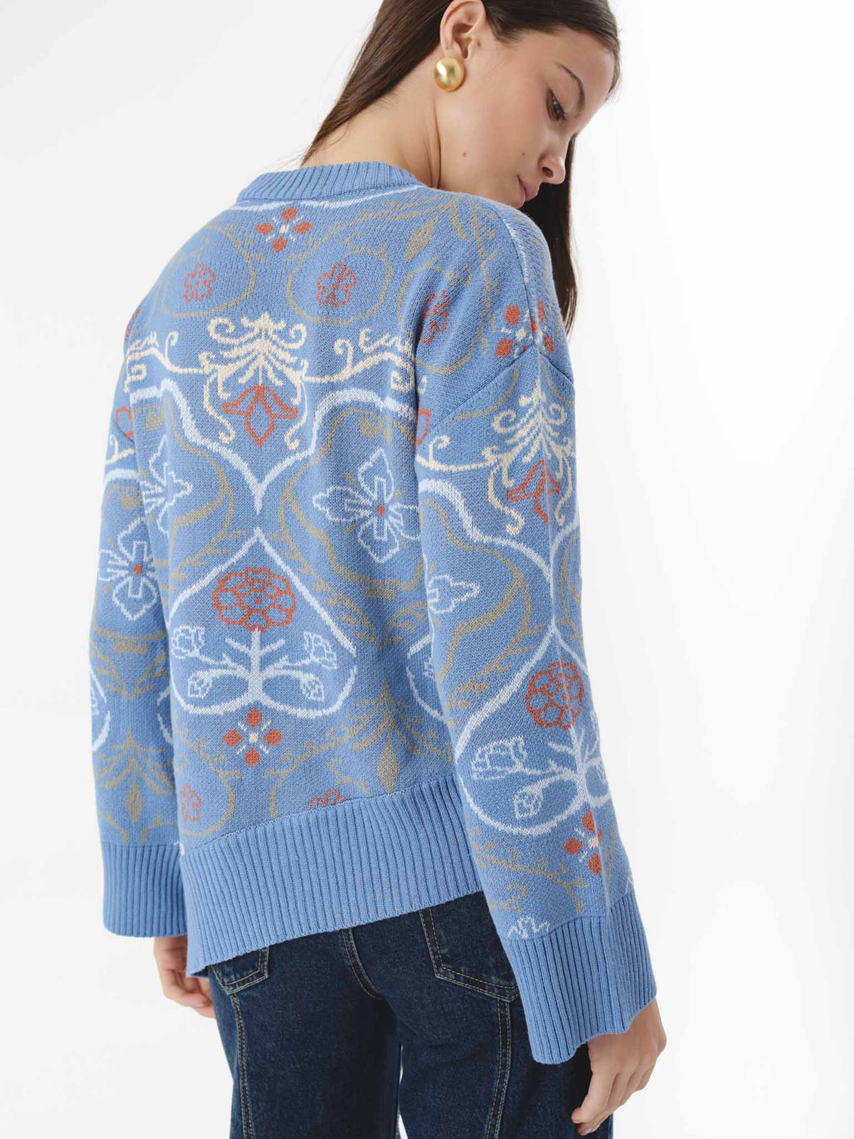 LEORA SWEATER FADED DENIM