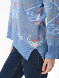 LEORA SWEATER FADED DENIM
