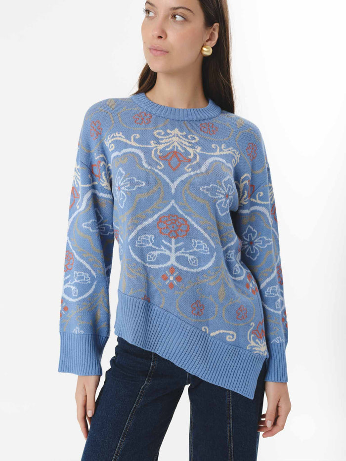 LEORA SWEATER FADED DENIM