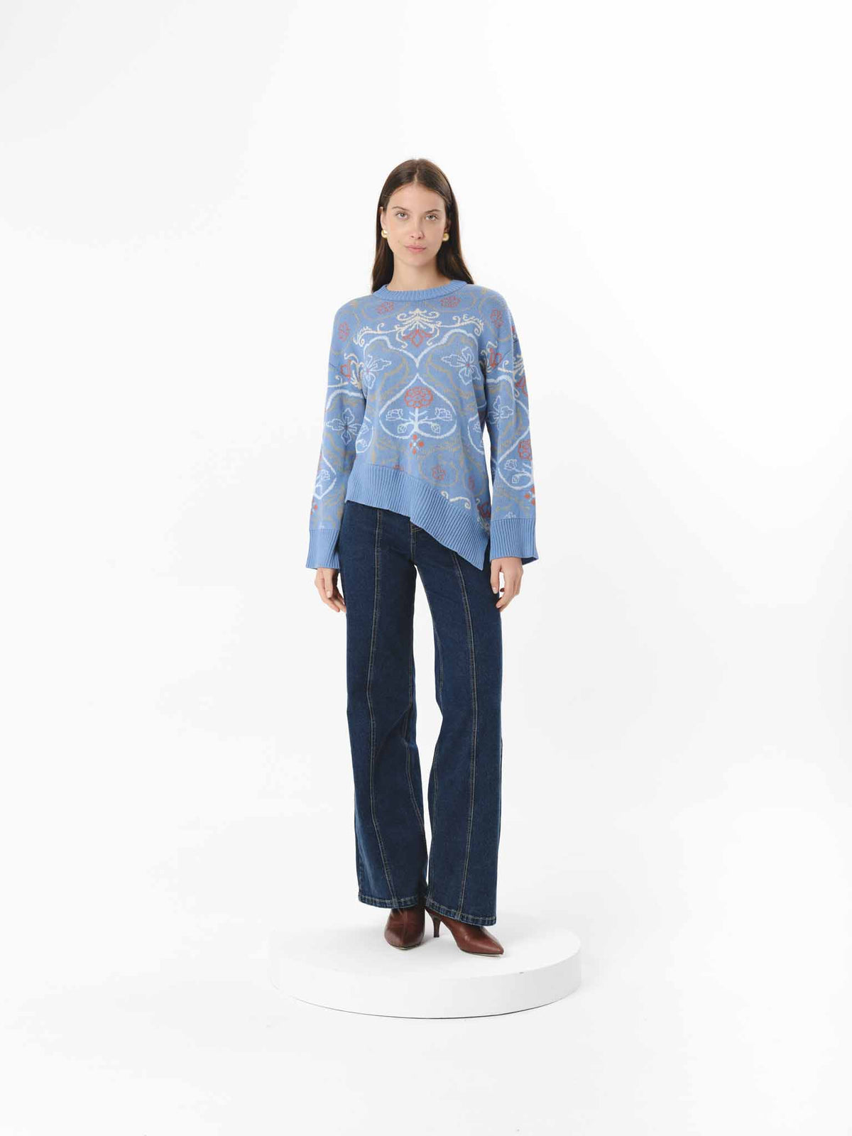 LEORA SWEATER FADED DENIM