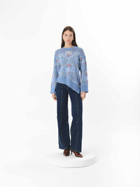 LEORA SWEATER FADED DENIM