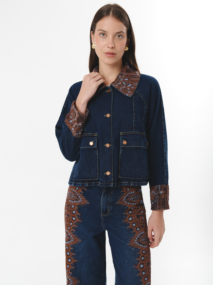 ELODIE JACKET VINTAGE BLUE (PRE-ORDER)