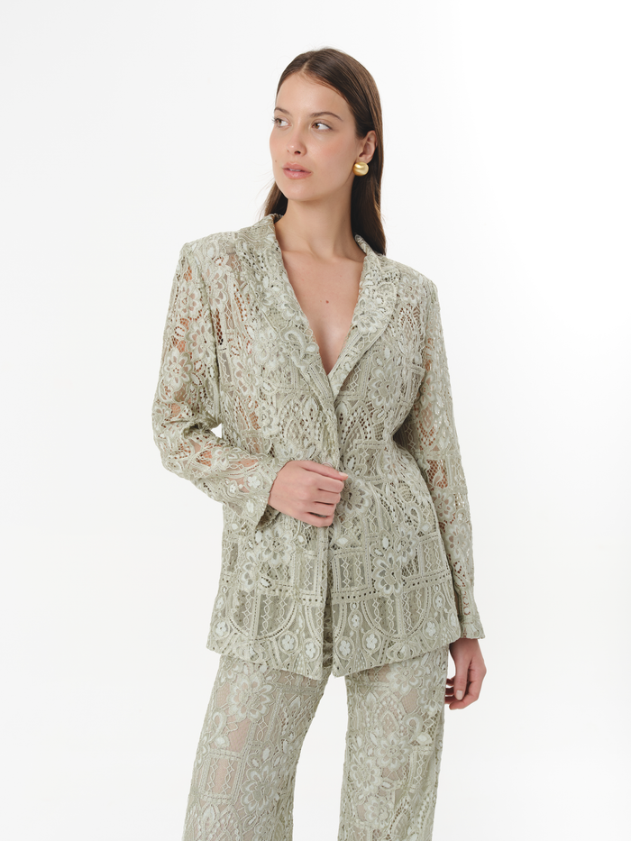 SOLENE BLAZER SEAGRASS