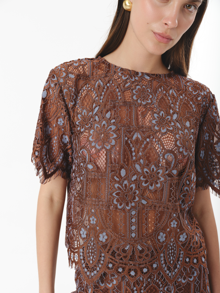 FLORENCE TOP CHOCOLATE