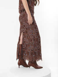 FLORENCE SKIRT CHOCOLATE (VIP)