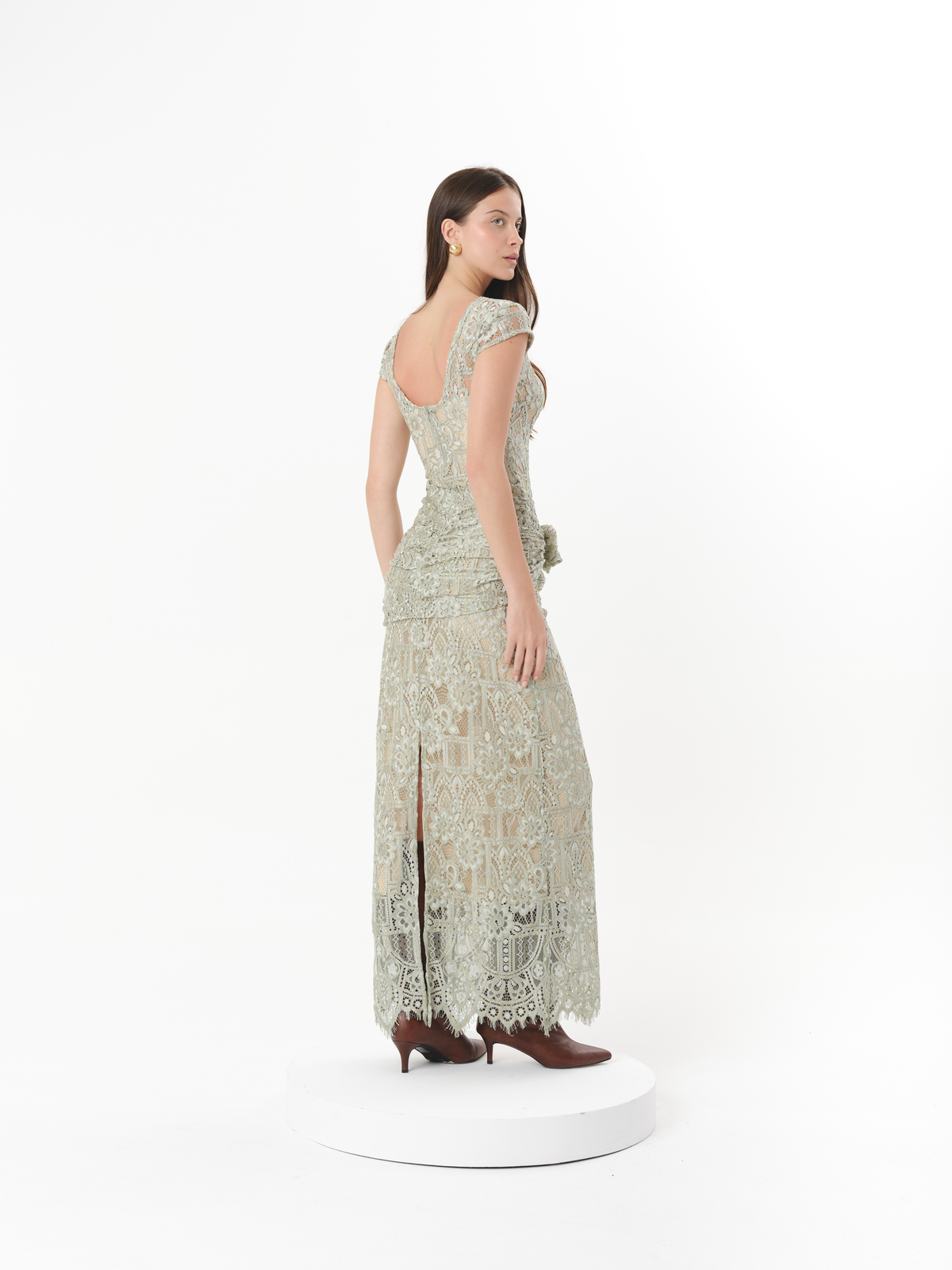 SOLENE DRESS SEAGRASS (VIP)