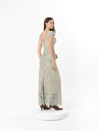 SOLENE DRESS SEAGRASS (VIP)