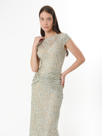 SOLENE DRESS SEAGRASS (VIP)