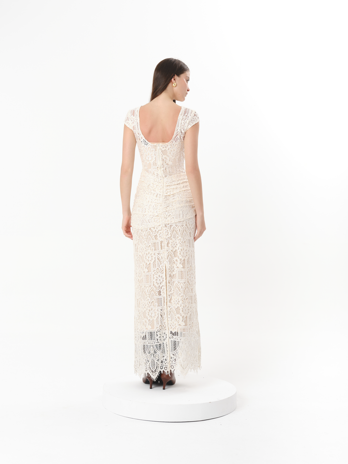 SOLENE DRESS IVORY