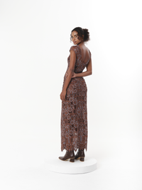 SOLENE DRESS CHOCOLATE (VIP)