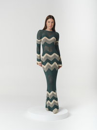 ASTOR DRESS EMERALD