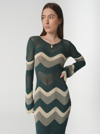 ASTOR DRESS EMERALD