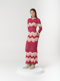 ASTOR DRESS RASPBERRY