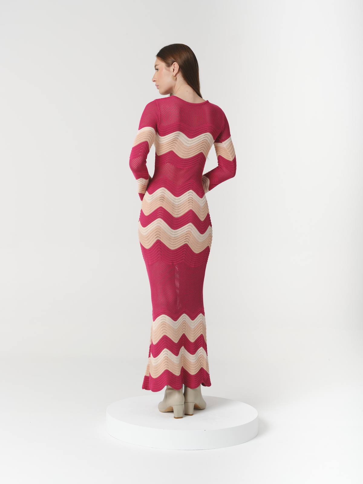 ASTOR DRESS RASPBERRY