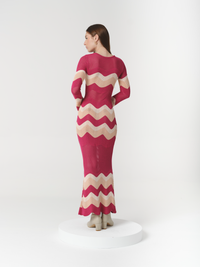 ASTOR DRESS RASPBERRY