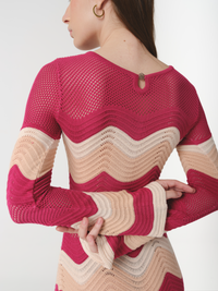 ASTOR DRESS RASPBERRY