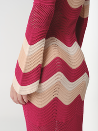 ASTOR DRESS RASPBERRY