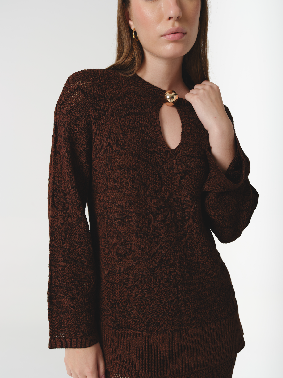 ANNELISE SWEATER CHOCOLATE