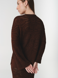 ANNELISE SWEATER CHOCOLATE