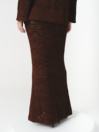 ANNELISE SKIRT CHOCOLATE