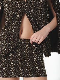JULIETTE CAPE BLACK