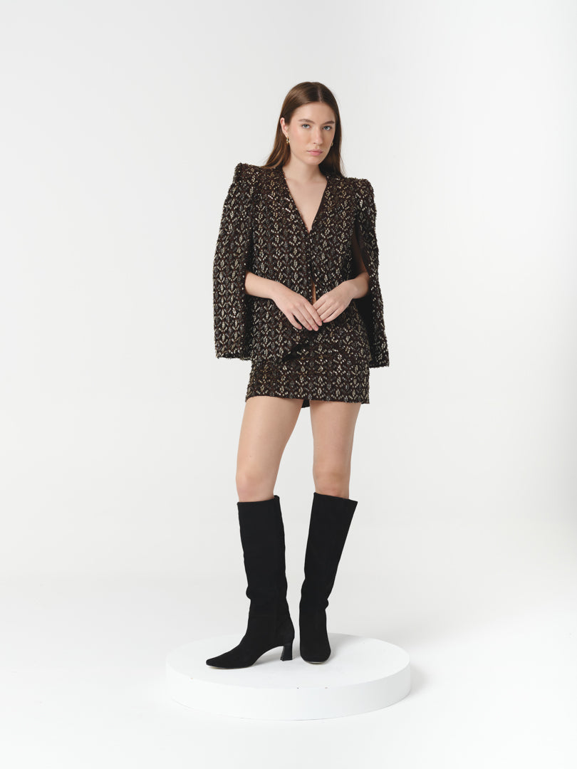 JULIETTE CAPE BLACK