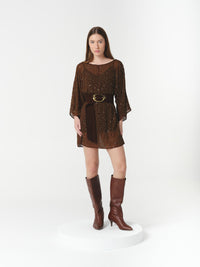 ONYX DRESS CHOCOLATE