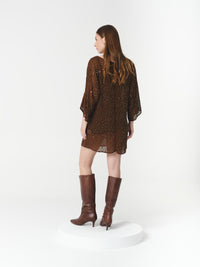 ONYX DRESS CHOCOLATE