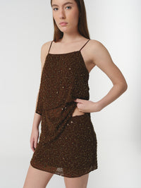 HALO SKIRT CHOCOLATE