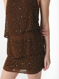 HALO SKIRT CHOCOLATE