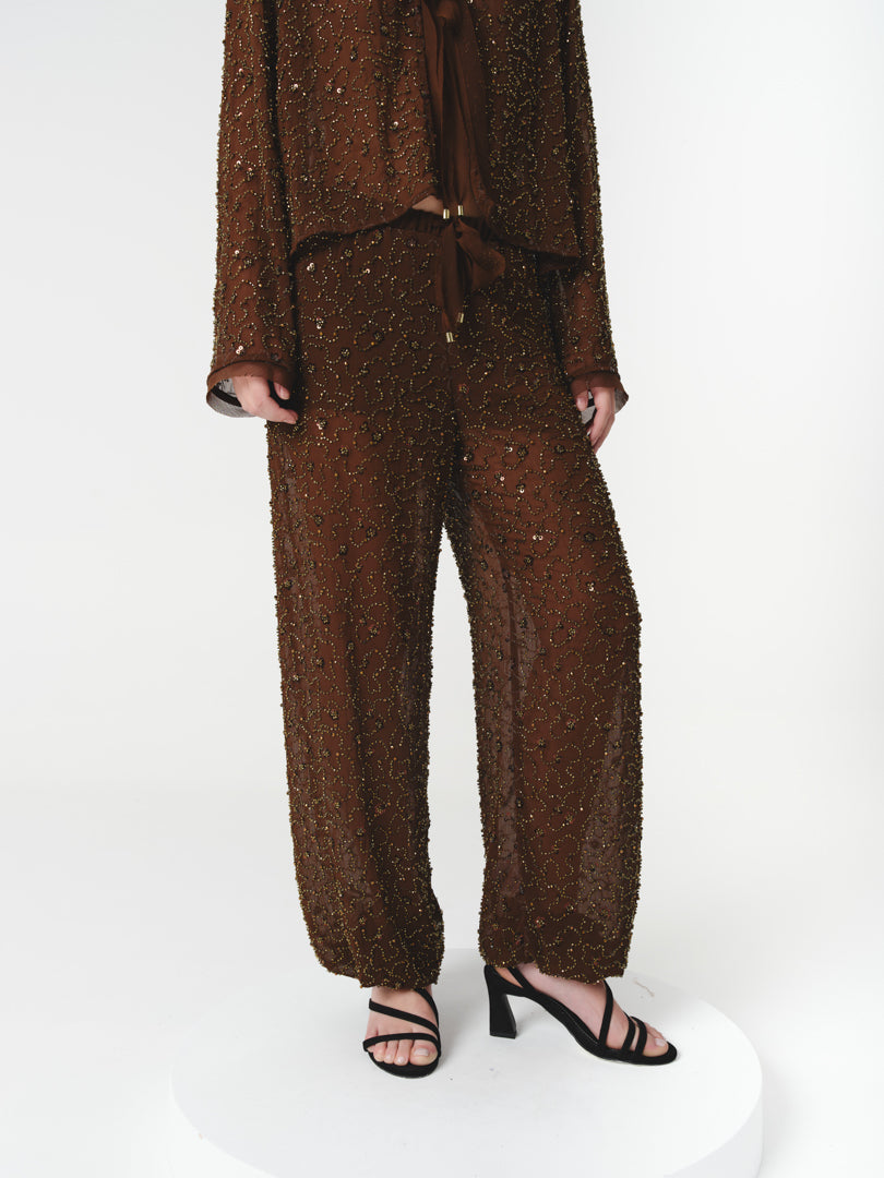 GOLDIE PANTS CHOCOLATE