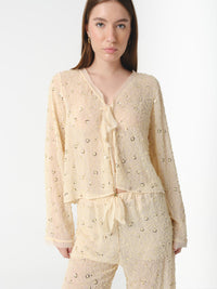 GOLDIE BLOUSE CHAMPAGNE