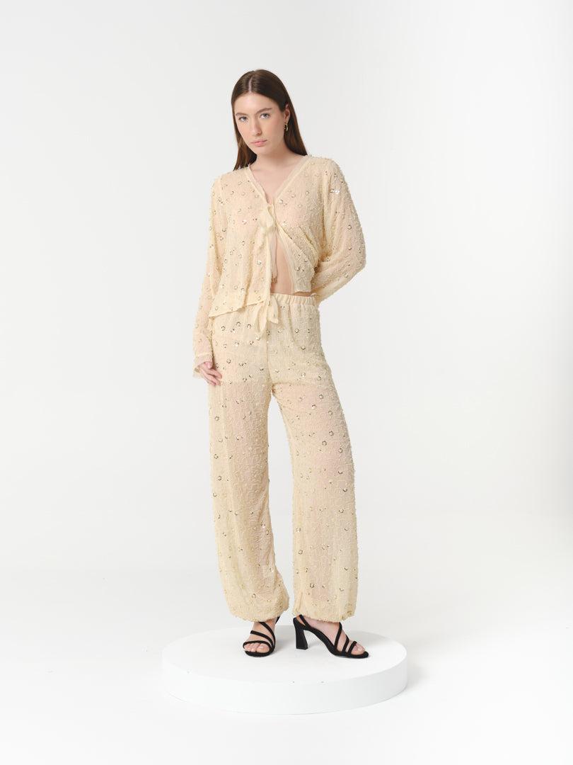 GOLDIE PANTS CHAMPAGNE