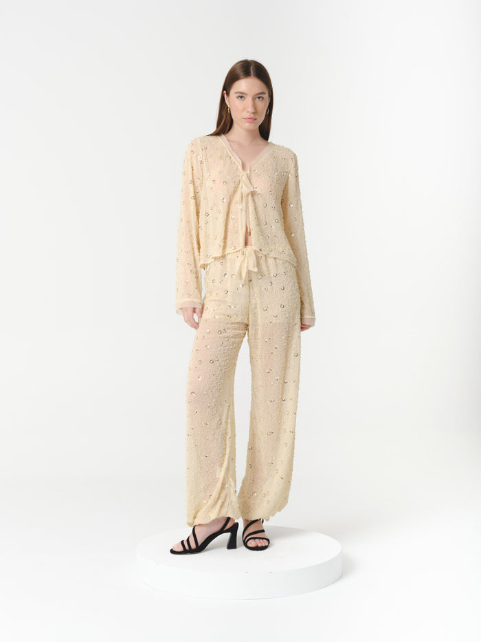 GOLDIE BLOUSE CHAMPAGNE