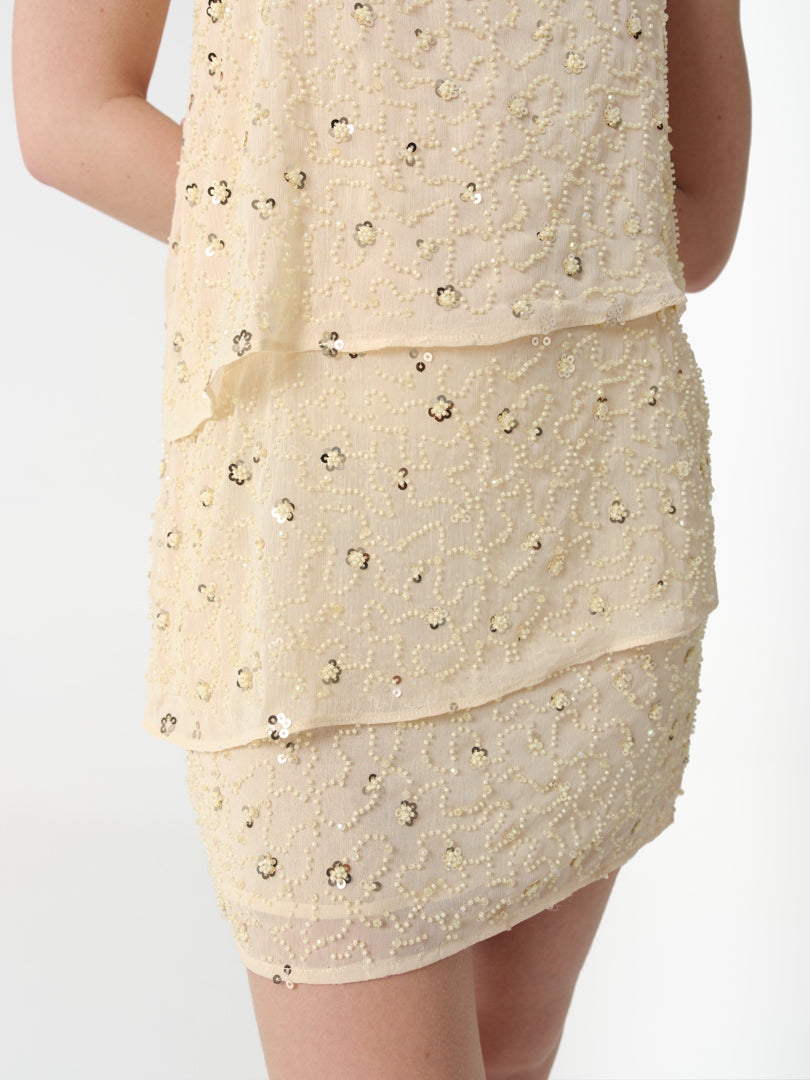 HALO SKIRT CHAMPAGNE