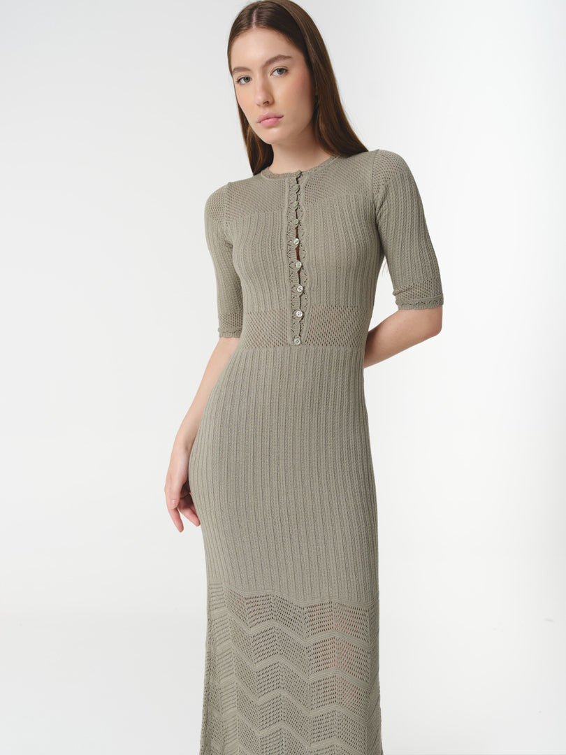 ISABEL DRESS SEAGRASS