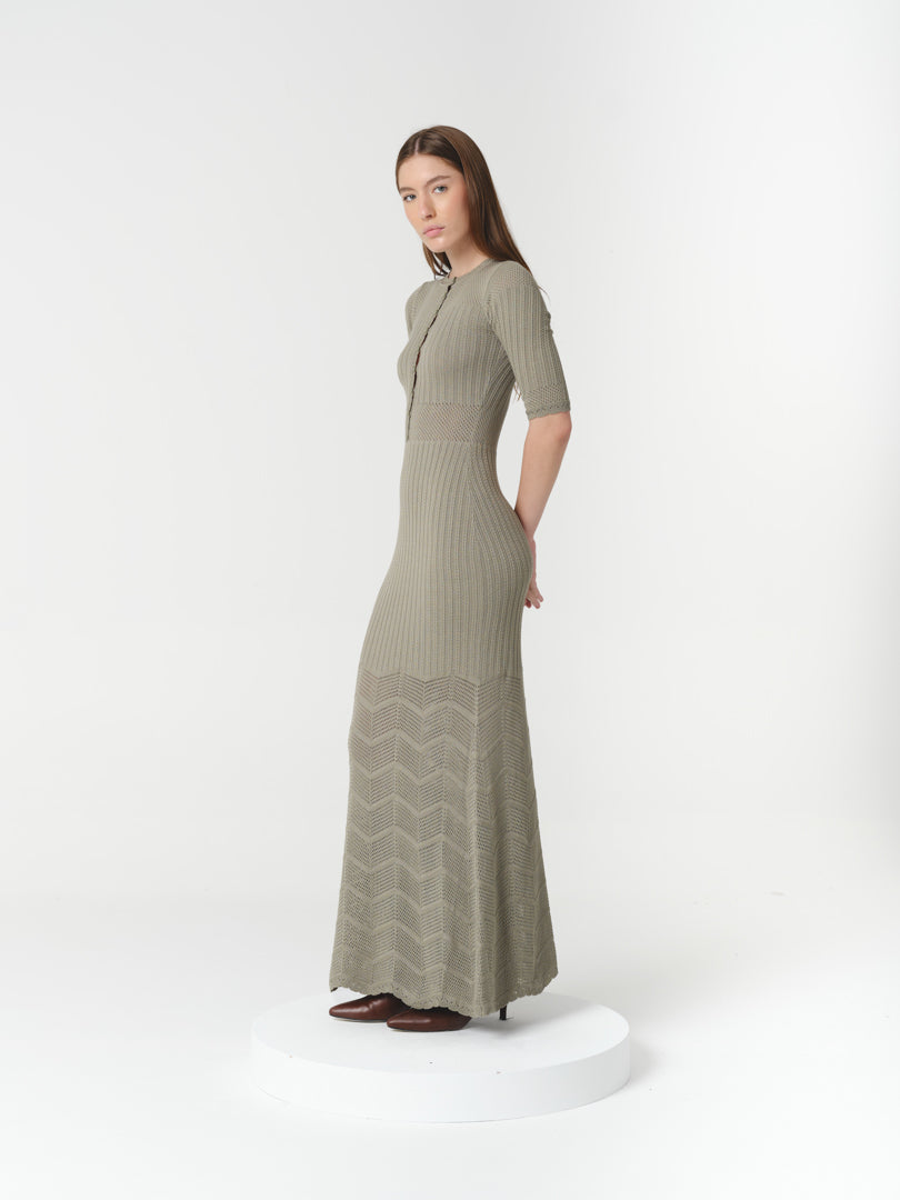 ISABEL DRESS SEAGRASS