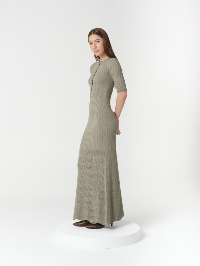 ISABEL DRESS SEAGRASS