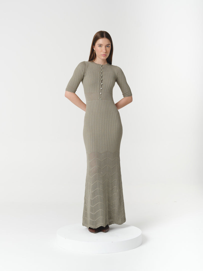 ISABEL DRESS SEAGRASS