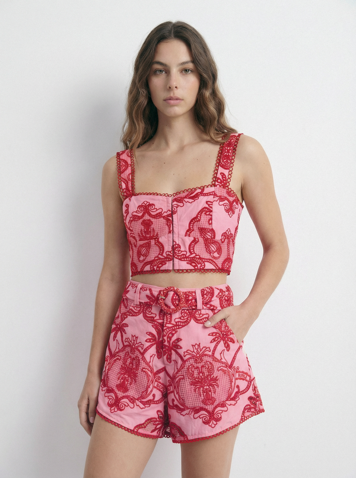 TOSSA TOP LOBSTER PINK